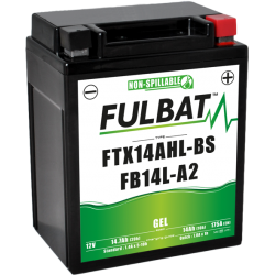 Batterie gel FTX14AHL-BS / FB14L-A2 moto scooter 12V 14Ah