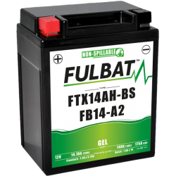 Batterie gel FTX14AH-BS / FB14-A2 moto scooter 12V 14Ah