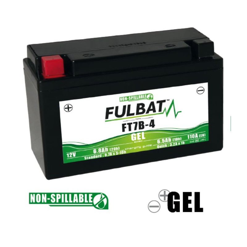 Batterie gel FT7B-4 moto 12V 6,5Ah