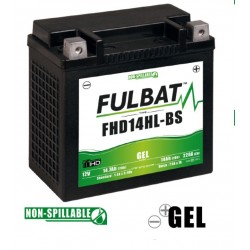 Batterie gel FHD14HL-BS moto 12V 14Ah