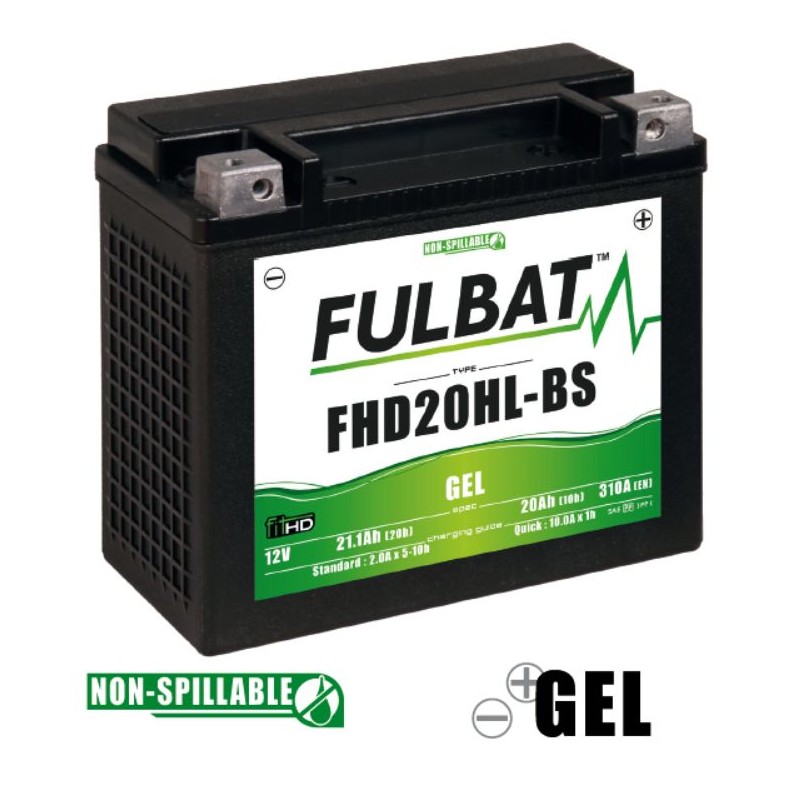 Batterie gel FHD20HL-BS moto 12V 20Ah