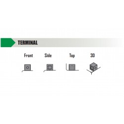 Terminal batterie gel FHD14HL-BS moto