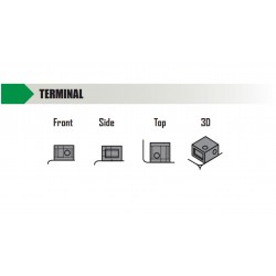 Terminal batterie gel FHD20HL-BS moto
