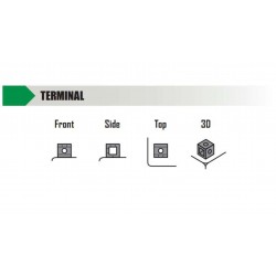 Terminal batterie gel FTX4L-BS / FTZ5S moto